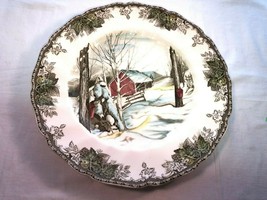 Johnson Brothers Friendly Village Lg  10.5&quot; Dinner Plate Sugar Maples England  - £40.08 GBP