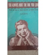 Du Always Hurt The One Love Alan Roberts Doris Fisher Classic Sheet Musi... - $47.86 CAD