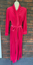 Vintage Christian Dior Loungewear Full Length Robe Medium Long Slv Shoul... - £40.55 GBP