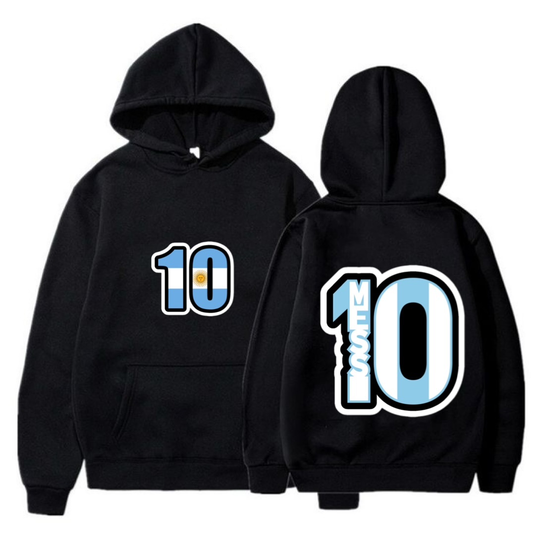 MESSI #10 ARGENTINA COTTON UNISEX HOODIE //FREE SHIPPING