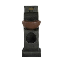 Black &amp; Brown Sculptural Water Fountain - $241.99