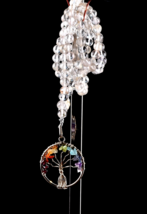 satyaloka azeztulite   108+1 beads  rosary/ necklace +tree of life Penda... - £55.18 GBP