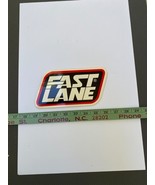 1 NASCAR Stock Car Vintage Vinyl Racing Decal &quot;Fast Lane&quot; 1990&#39;s - $3.29