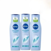 Nivea VOLUME volumizing shampoo 3 x 250ml - Made in Germany -FREE SHIPPING - £26.17 GBP