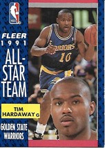 Basketball Card- Tim Hardaway 1991 Fleer #216 - £1.02 GBP