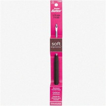 SoftGrip Aluminum Crochet Hook - Silvalume F5/3.75mm: Comfortable, Lightweight, - £33.63 GBP