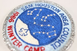 Vtg 1986 Sam Houston Area Council Winter Camp Boy Scouts of America BSA Patch - £9.36 GBP