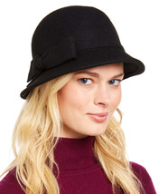 allbrand365 designer Womens Modern Bow Cloche,Black,One Size - £27.63 GBP