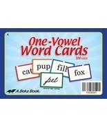 One-Vowel Word Cards - Abeka 4 to 5 Year Old Kindergarten Phonics Readin... - $39.00