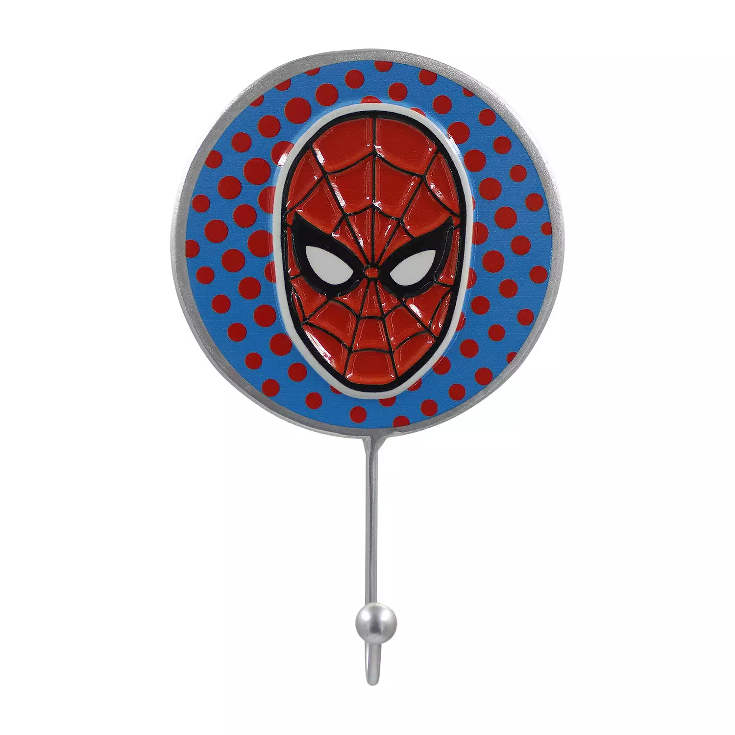NEW Marvel Spiderman Superhero Decorative Metal Single Wall Hook 5.5 in.... - £7.45 GBP