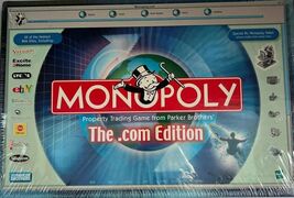 Vintage Monopoly The .com Edition Parker Brothers Board Game Sealed - $54.28 CAD