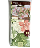 Tropics Vinyl Tablecloth 52x70in Oblong Oval Table Seats 4-6 - $35.64 CAD