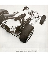 1965 Volkswagen Bug Advertisement Automobilia Centerfold Stock Car Racin... - $54.69 CAD