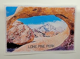 Mt Whitney Lone Pine Peak watercolor California | Decal Vinyl Sticker | ... - £2.32 GBP