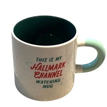 Hallmark Channel Watching Mug Red Truck &amp; Gift Design Green Interior Whi... - $26.20 CAD