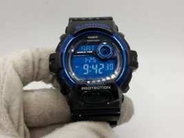 Casio G-Shock G8900A-1CR  Black &amp; Blue Resin Digital Sport Men&#39;s Watch 53mm - $45.00