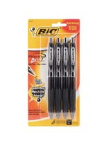 BIC Velocity Bold Pens 4 Pack Ball Pen 1.6mm Black Ink Retractable East ... - £9.43 GBP