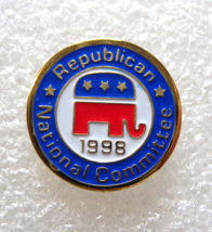 1998 Republican National Committee Convention Enamel Hat Lapel Pin Vintage EUC - £6.19 GBP
