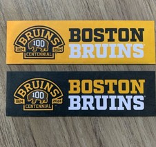 2x Boston Bruins 100 Years Centennial Fridge Magnet 4.5&#39;&#39;x1.25&#39;&#39; NEW - £3.45 GBP