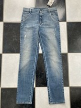NWT 100% AUTH Gucci Kids Stone Bleached Stretch Destroyed Denim Pants Sz 10 - £132.92 GBP
