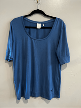 DISNEY IMAGINEER Vintag!e Tshirt-Women’s Large-Blue Sleeve Details EUC S... - $52.47