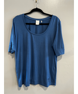 DISNEY IMAGINEER Vintag!e Tshirt-Women’s Large-Blue Sleeve Details EUC S... - £41.45 GBP