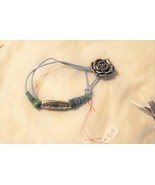 Periwinkle Leather cord Bracelet - $24.00