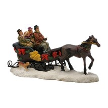 St Nicholas Square Sleigh Ride Christmas Village Collection VTG 2004 Ope... - $522.27 MXN