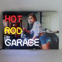 Junior Hot Rod Garage Car Garage LED Light Neon Sign 18&quot;x12&quot; 5JRHRG - £179.91 GBP