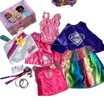Barbie Dress Up Trunk Set, Size 4-6x, Kids Pretend Play Costumes and Acc... - £14.99 GBP