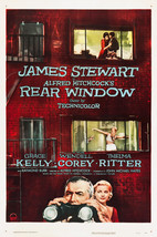 Rear Window Movie Poster Alfred Hitchcock 1954 Art Film Print Size 24x36&quot; 27x40&quot; - £8.85 GBP+