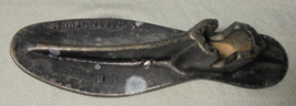 Sears-Roebuck &amp; Co Antique Cast Iron Cobbler Shoe B Foot Mold Form Black - £9.92 GBP