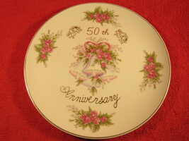 9&quot; Porcelain Collector Plate 50th ANNIVERSARY Japan - £5.76 GBP