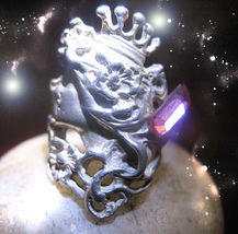 Haunted Ring The Highest Ruling Codes Rule All Golden Royal Ooak Magick - £218.83 GBP
