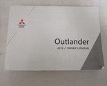 2016 Mitsubishi Outlander Owner&#39;s Manual Guide Book [Paperback] unknown ... - $63.70