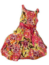 My Michelle Girls Pretty Party Dress With Petticoat Youth 14 16 Bright Floral - £12.78 GBP