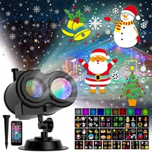 2-In-1 Moving Patterns Christmas Halloween Projector Lights, 30 Hd Effec... - $59.99