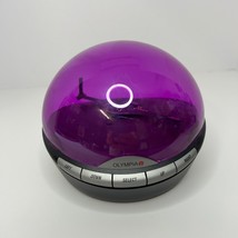 Olympia Infoglobe Digital Caller ID Clock Purple OL-3000.2 No Power Cord - $37.73