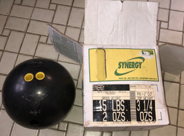 Ebonite Gyno-Balanced “Gyno 1” Vintage 15LB 2 Ozs Bowling Ball - $41.78