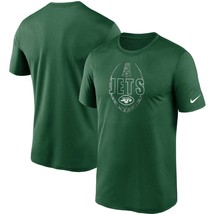 New York Jets Mens Nike Legend Icon DRI-FIT Short Sleeve T-Shirt - Xxl & Xl Nwt - £19.13 GBP