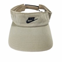 Nike Tennis &amp; Golf Swoosh Visor- Unisex - Adjustable- Beige Tan Hat - £15.10 GBP