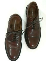 Johnston &amp; Murphy Brown Calfskin Leather Tabor Cap Toe Lace Up Shoes Mens Size 8 - £46.73 GBP
