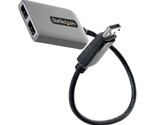 StarTech.com Dual-Monitor DisplayPort 1.4 Splitter, DisplayPort to 2x DP... - $80.01