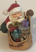 Hallmark Santa Claus Toy Sack Christmas Decoration 2003 XM1 - $8.90