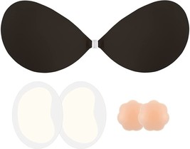 Adhesive Invisible Bra Strapless Push Up Bra Backless Silicone (Size:C,B... - £13.11 GBP