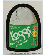 Loggs Pantyhose 1974 Wacky Packages Series 7 spoof of Leggs - $4.99