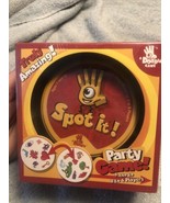 SPOT IT!    PARTY GAME!/  ages 7+/ 2 to 8 players/  NEW IN BOX - £7.95 GBP