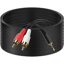 3.5Mm Stereo Male To 2Rca Male (Right And Left) Rca Audio Cable (100 Feet) - $38.99
