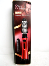 Shiny &amp; Beauty, 2 In 1 Professional Hot Air Styler - XR-8812 - 800W - Red - NEW - £15.62 GBP