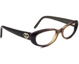 Gucci Eyeglasses GG 3515 WO9 Plum/Green Gradient Cat Eye Frame Italy 51[... - $159.99